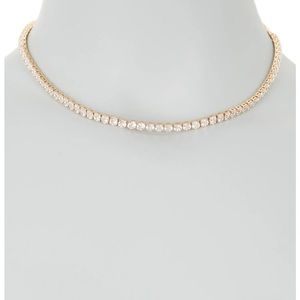 Cubic zirconia tennis necklace - BEAUTIFUL!